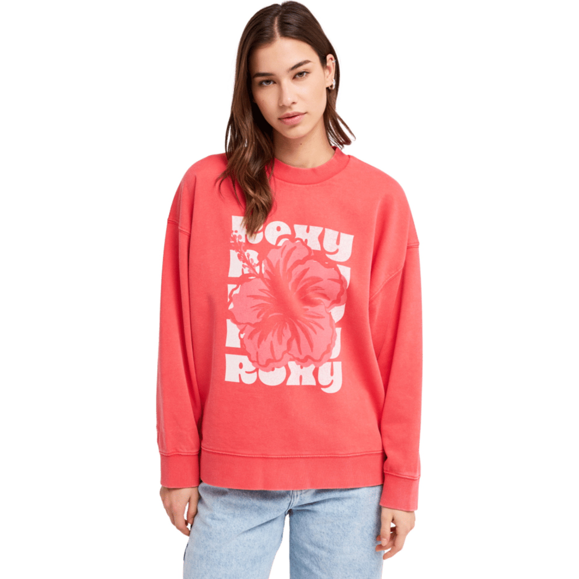 Roxy 2026 Gamme « Femmes » Pull Terry ERJFT05087 - Hibiscus